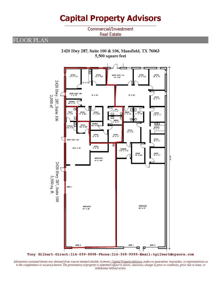 2420 Hwy 287, Suite 106